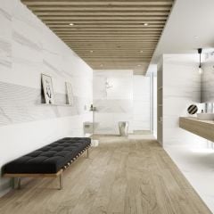 BİEN SERAMİK FAYANS 30*90 NUVOLO BEYAZ DEKOFON (1 KUTU 1,35 m2)