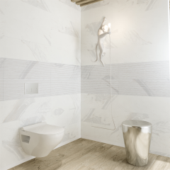 BİEN SERAMİK FAYANS 30*90 NUVOLO BEYAZ DEKOFON (1 KUTU 1,35 m2)