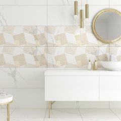 BİEN SERAMİK FAYANS  40*120 PARİSİAN  BEYAZ DEKOFON (1KUTU 1,92m2)