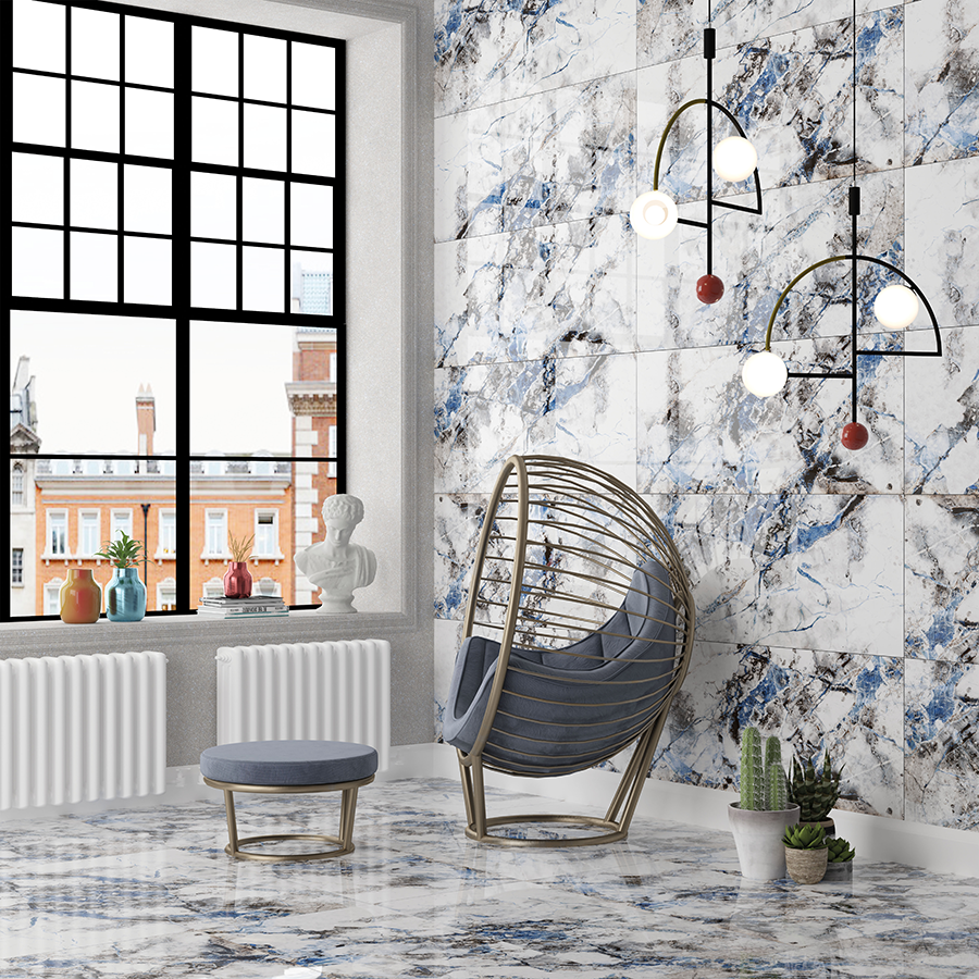 BİEN SERAMİK FAYANS  60*120 PARLAK LOLİTE WHİTE (1KUTU 2,16 m2)