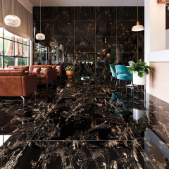 BİEN SERAMİK FAYANS  60*120 PARLAK Magnifique Black (1KUTU 2,16 m2)