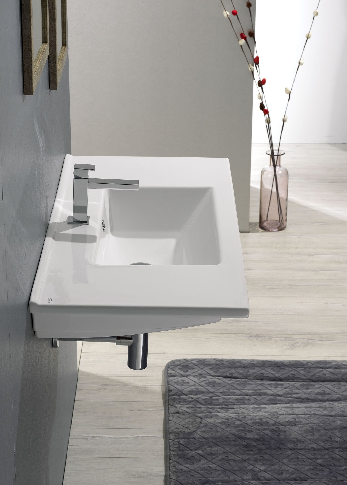 TURKUAZ CERASTYLE ARTE ETAJERLİ LAVABO