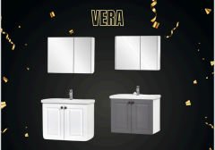 KARE VERA 80 CM MDF BANYO DOLABI TAKIMI